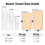 Personalized Cute Yellow Duck Soft Oversized Quick-Dry Beach Towel with Name Summer Travel Essentials Holiday Birthday Gift for Women Girls