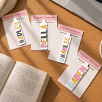 Personalised Pencil Notebook Artistic Fonts Name Magnetic Bookmark Clips Graduation Back to School Reading Gift for Book Lovers Kids