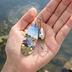 Personalized Photo Fishing Hook Lure with Text Birthday Father's Day Anniversary Gift for Husband Dad Fishing Lover