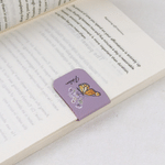 Personalised Butterfly Birth Flower Magnetic PU Leather Bookmark Clip with Name Reading Accessory Daily Use Birthday Gift for Bookworm Book Lover