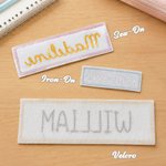 Personalised Multicolour Embroidered Felt Patch with Name Daily Use High School Back to School Birthday Gift for Student Kid