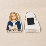 Personalised Teacher Portrait Photo Acrylic Fridge Magnet with Text Back to School Teacher's Day Birthday Gift for Teacher Educator