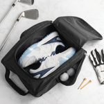 Personalised Golf Ball and Club Pattern Golf Shoes Bag with Name Multi-Compartment Sports Accessories Birthday Gift for Golf Lovers