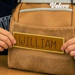 Personalised Multicolour Embroidered Felt Patch with Name Daily Use High School Back to School Birthday Gift for Student Kid