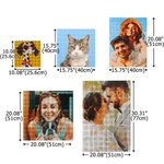 Personalised DIY Photo Brick Mosaic Kit Mosaic Portrait Christmas Birthday Anniversary Gift for Pet Lovers Couples Families