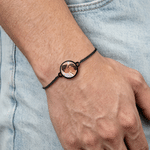 Personalised Heat-Activated Hidden Photo Adjustable Bracelet with Engraved Text Memorable Birthday Anniversary Gift for Women Men