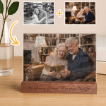 Personalized Lenticular Photo Collage Acrylic Plaque with Text Home Decor Family Reunion Birthday Anniversary Gift for Couple Mom Grandma