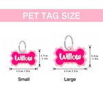 Personalized 3D Printed Bone Pet Name Tag with Phone Number  Dog ID Keychain Birthday Gift for Pet Owners Lovers