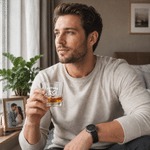 Personalized In My Engaged Era Whiskey Decanter Glasses Wooden Box Set with Name Engagement Wedding Gift for Couple Whiskey Lover