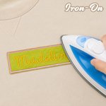 Personalised Multicolour Embroidered Felt Patch with Name Daily Use High School Back to School Birthday Gift for Student Kid