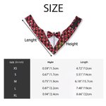 Personalised Red Black Plaid Bowknot Tuxedo Style Dog Bandana with Embroidered Name Christmas Wedding Birthday Gift for Pet Lovers
