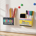 Personalized Magnetic Pencil Dry Erase Marker Holder with Name Interactive Teaching Tool Back to School Appreciation Gift for Teacher