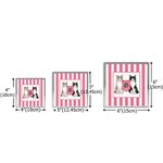 Personalised Multi-Colour Pet Flag Square Acrylic Plaque Desktop Decor Back to School Anniversary Gift for College Students Pet Lovers