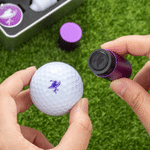 Personalized Golf-Themed Monogram Letter Pattern Golf Ball Stamp Hat Clip Set with Name and Date Golf Club Game Day Birthday Gift for Golf Lovers