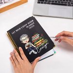 Planificador 2026 personalizado cuaderno A5 con nombre y personaje de dibujo animado páginas semanales y mensuales regalo de cumpleaños para amigos