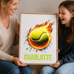 Personalized Soccer Basketball Canvas Prints with Name and Number Modern Living Room Decor Ship from USA Birthday Gift for Kids Teenagers