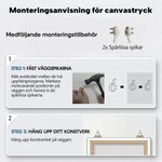 Personligt stort canvastryck i oljemålningsstil med husdjur i julmössa som mysig inredning och perfekt julklapp till husdjursägare
