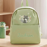 Personalised Cute Cartoon Animal Flower Butterfly Multi-Compartment Kid Backpack with Name Back to School Gift for Boys Girls