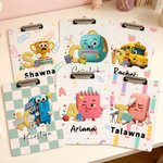 Personalized Pencil Teacher Theme Acrylic Clipboard with Name School Supplies Teacher Appreciation Week Teacher's Day Gift for Teacher