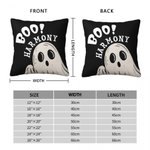 Personalized Halloween Theme Trick or Treat Soft Throw Pillow Cover with Name Halloween Gift for Kids Family