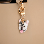 Llavero personalizado con foto de mascota, en forma de corazón, pata y hueso, con inicial; colgante para bolso; ideal para el uso diario y como regalo de cumpleaños para los amantes de las mascotas