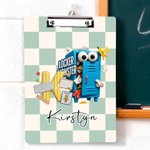 Personalized Pencil Teacher Theme Acrylic Clipboard with Name School Supplies Teacher Appreciation Week Teacher's Day Gift for Teacher