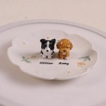 Yksilöllinen, käsintehty 3D-keraaminen Daisy-korusäilytysastia, jossa on lemmikin valokuva ja nimi – syntymäpäivä- tai vuosipäivälahja lemmikkien omistajille ja ystäville