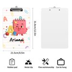 Personalized Pencil Teacher Theme Acrylic Clipboard with Name School Supplies Teacher Appreciation Week Teacher's Day Gift for Teacher