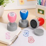 Personalised Cute Pattern Multicolour Self-Inking Stamp with Name and Text Motivational Teacher's Day Thank You  Gift for Teachers