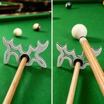 Personalised Elk Antlers Billiards 2-4 Cues Claw Holder with Text and Pool Ball Marker Sticks Table Accessory Christmas Gift for Billiard Lovers