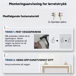 Personlig stort lerretstrykk i oljemaleristil med kjæledyr i julehatt som koselig interiør og flott julegave til kjæledyreiere