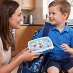 Personalized Cartoon Animal Cloud Star Food Grade Lunch Box with Name and Initial Birthday Back to School Gift for Boys Girls