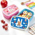 Personalized Cartoon Animal Cloud Star Food Grade Lunch Box with Name and Initial Birthday Back to School Gift for Boys Girls