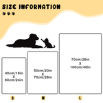 Personalized Pet Photo Pop Art Soft Pet Blanket with Name Home Decor Daily Use Birthday Gift for Pet Owners Lovers