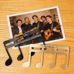 Personalised Classic Music Note Page Holder Bookmark with Text Read Accessory Birthday Gift for Musician