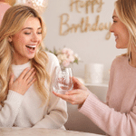 Personalized Besties Photo 15 oz Stemless Wine Glass with Name Home Decor Date Night Birthday Gift for Bestie Best Friend