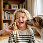 Personalisierte Hunde- & Katzen-Figur nach Foto | Holzsockel mit Namen | 3D Klon | Schreibtisch-Deko | Erinnerungsgeschenk für Herrchen & Frauchen