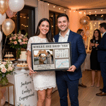 Personalised Couple Photo Calendar Map Canvas Prints with Names and Date Wall Decor Ship from USA Wedding Engagement Gift for Couples Newlyweds