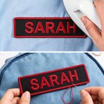 Personalized Multicolor Embroidered Name Patch Clothing Bag Decor Daily Wear Birthday Gift for Woman Man 4