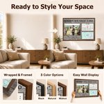 Personalised Couple Photo Calendar Map Canvas Prints with Names and Date Wall Decor Ship from USA Wedding Engagement Gift for Couples Newlyweds