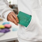 Personlig 3D-printad lapphållare med penna och lappar – för daglig användning på kontoret, som present inför skolstarten till lärare, vänner och kollegor