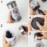 Lampe solaire de jardin personnalisée avec nom et date - Cadeau commémoratif pour la famille