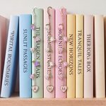 Personalised Miniature Lily of the Valley Bookmark Hook with Initial Reading Accessory Birthday Gift for Book Lovers Bookworms