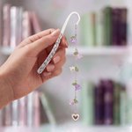 Personalised Miniature Lily of the Valley Bookmark Hook with Initial Reading Accessory Birthday Gift for Book Lovers Bookworms