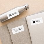 Henkilökohtaisesti räätälöidyt, kouluteemaiset, vedenkestävät Apple-kirjastokirja-kuvioiset tarrat, rulla, 140 kpl – koulunaloitukseen tai opettajien päivän lahjaksi opettajalle