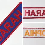Personalized Multicolor Embroidered Name Patch Clothing Bag Decor Daily Wear Birthday Gift for Woman Man 3