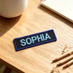 Personalized Multicolor Embroidered Name Patch Clothing Bag Decor Daily Wear Birthday Gift for Woman Man 2