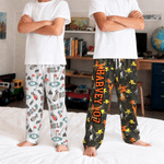 Pantalon de pyjama doux et coloré, sur mesure, sur le thème des sports de balle, avec nom et numéro – Cadeau d'anniversaire pour rendre hommage à une équipe, idéal pour les passionnés de sport de la f