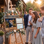 Personalised Couple Photo Calendar Map Canvas Prints with Names and Date Wall Decor Ship from USA Wedding Engagement Gift for Couples Newlyweds