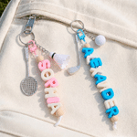Personalized Golf Tennis Sports Charm Name Acrylic Keychain Sentimental Keepsake Competition Gift for Sports Lovers Athletes